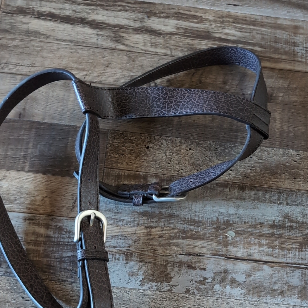 Premium Brown Leather Dog Harness